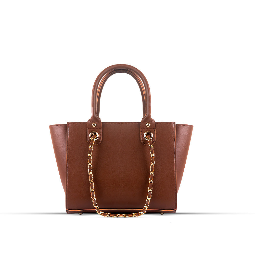 Plush Brown Handbag