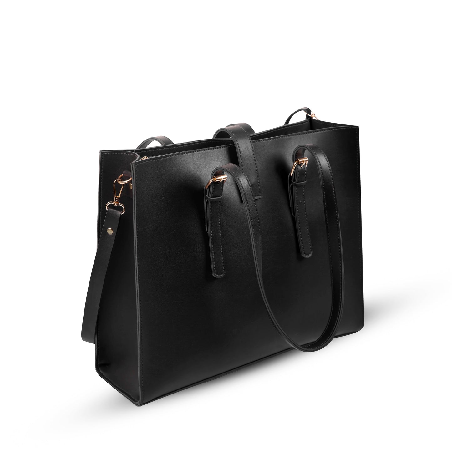 Blossom 3Pcs Black Tote Bagset