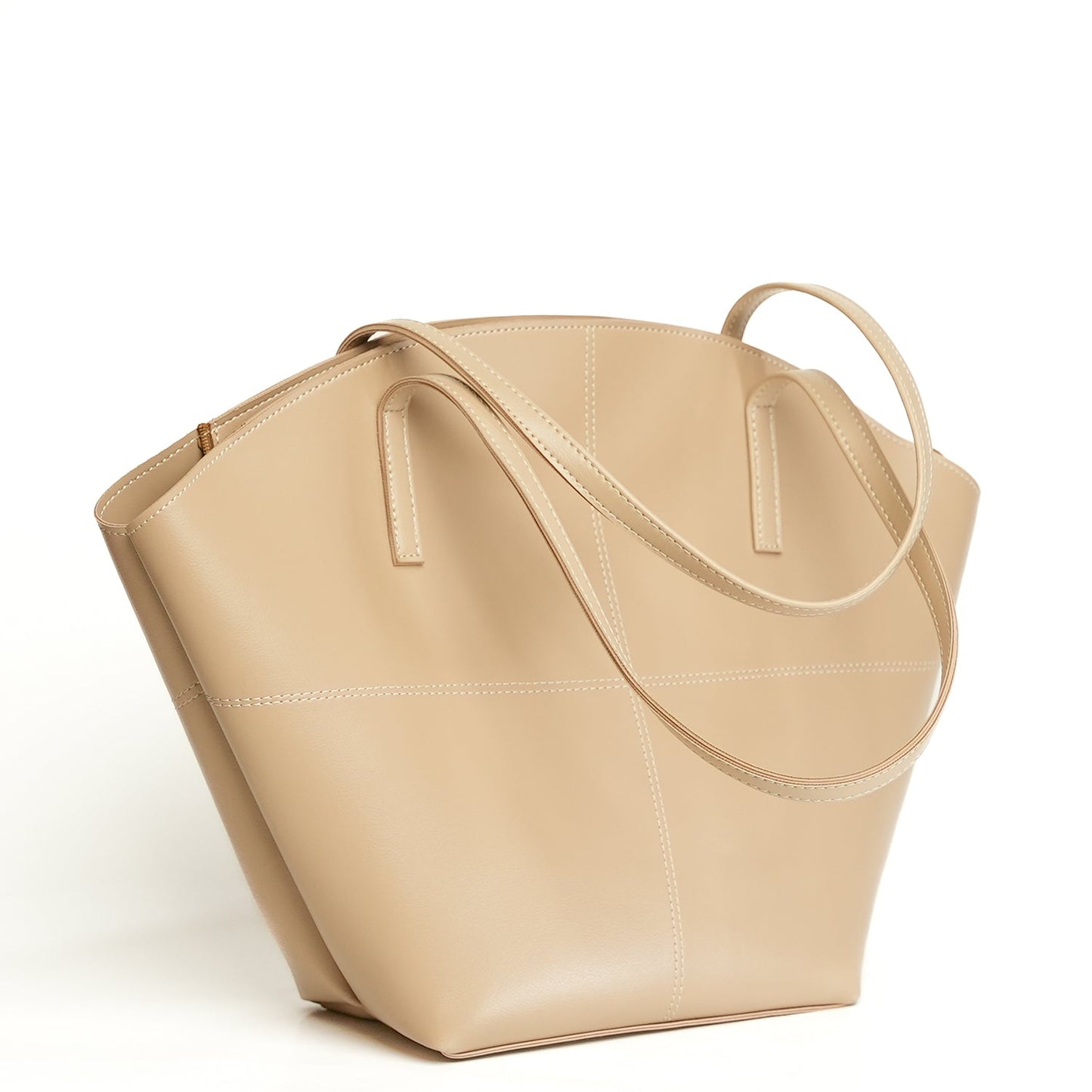 TOTE SHOULDER BEIGE BAG