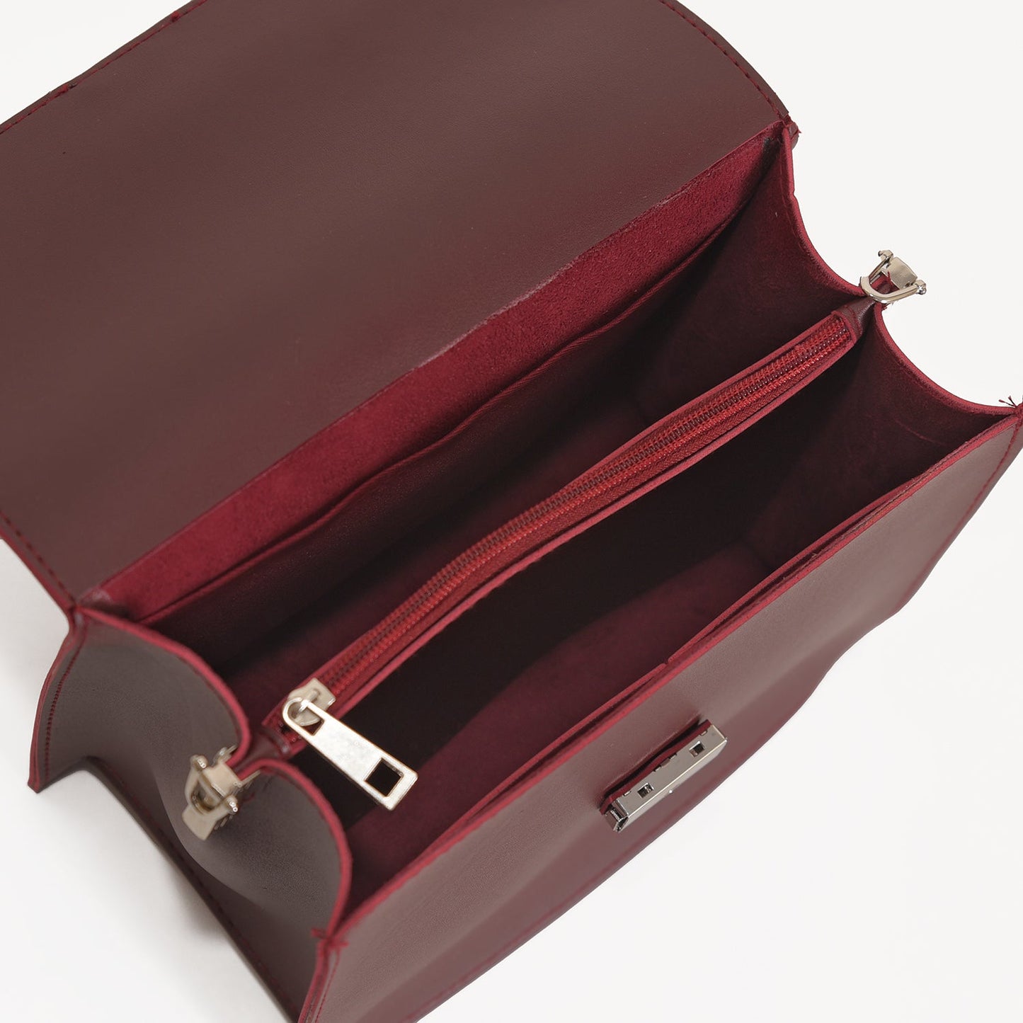 CHARLIE BAG MAROON