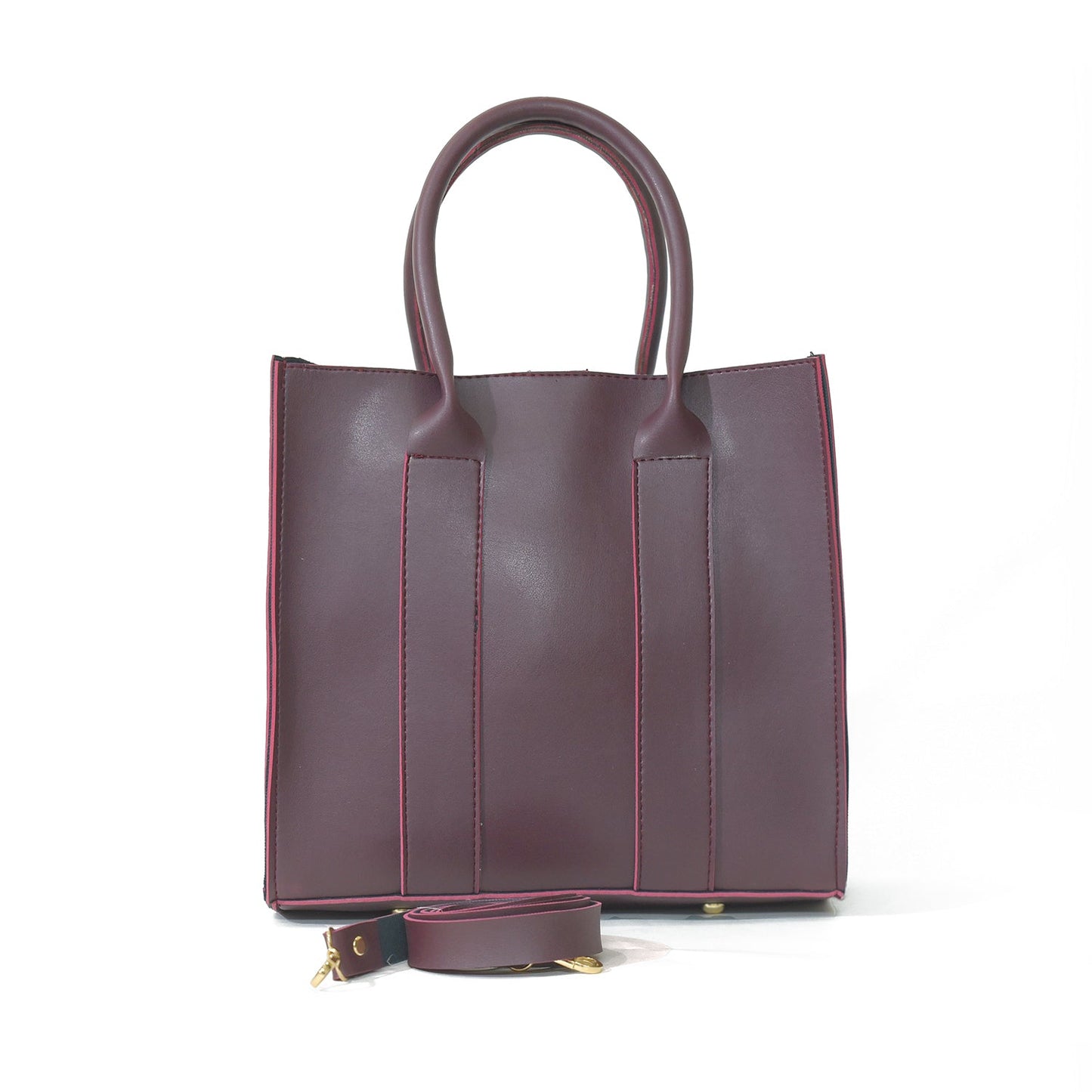 TOTE ALBERTA MAROON 3Pcs BAGSET