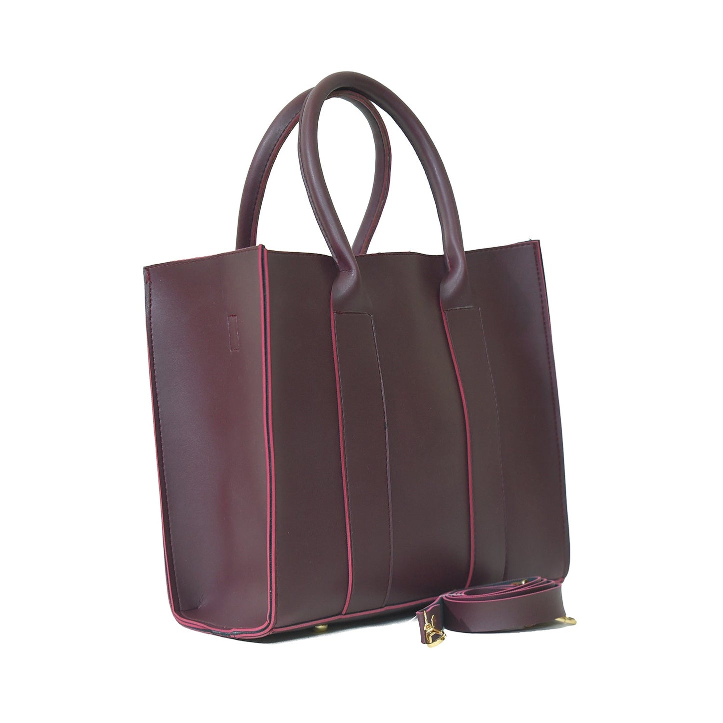 TOTE ALBERTA MAROON 3Pcs BAGSET