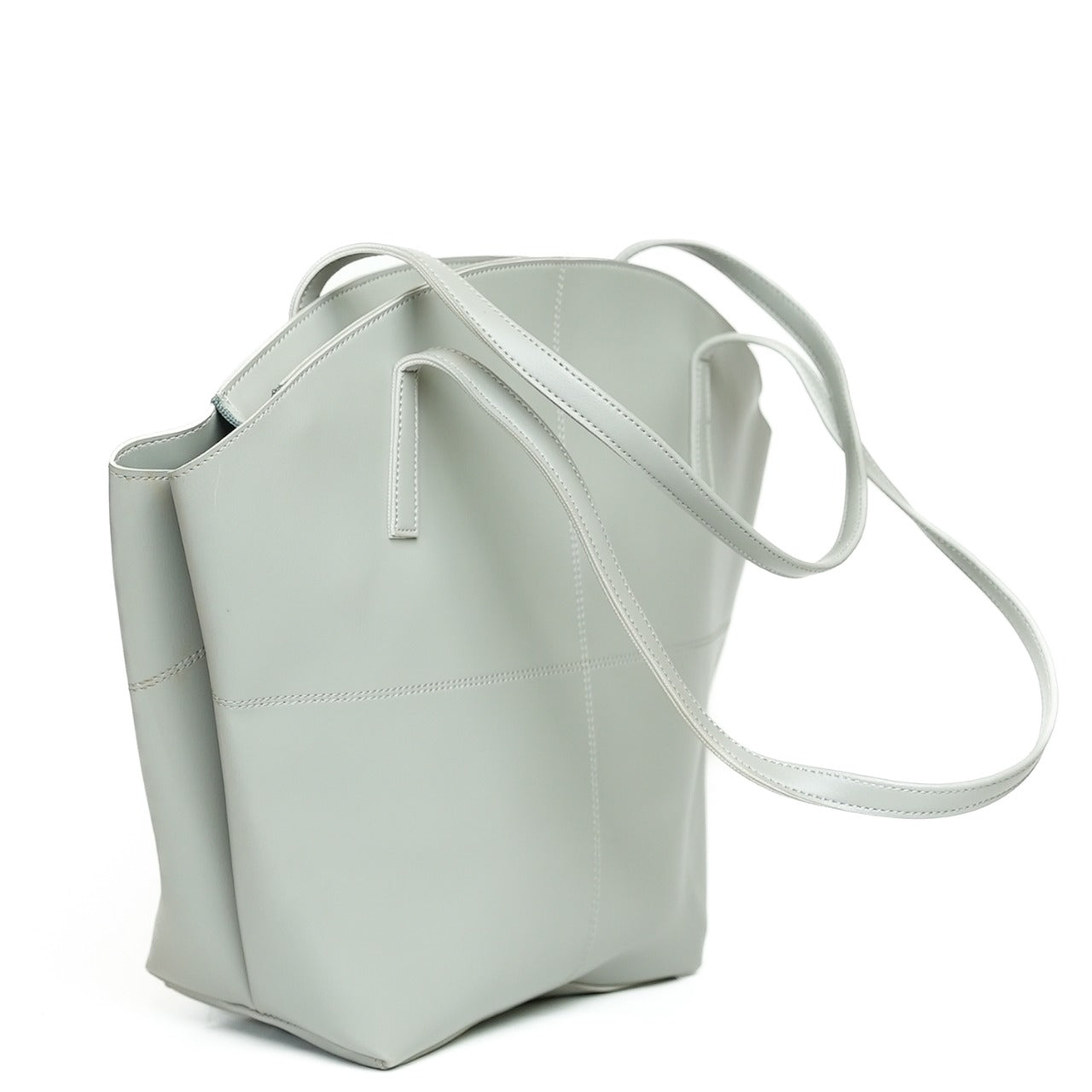 TOTE SHOULDER GREY BAG