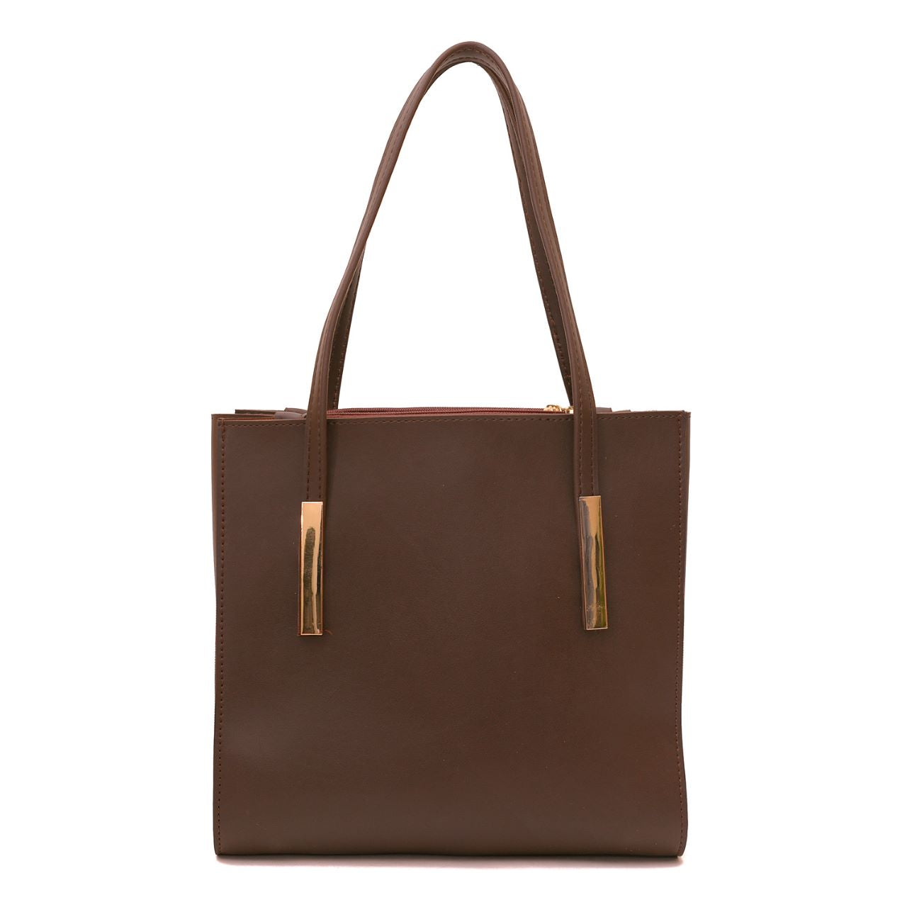 CANVA CHOCLATE BROWN TOTE