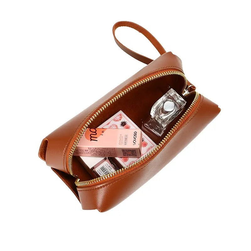 Cosmo Makeup Pouch Brown