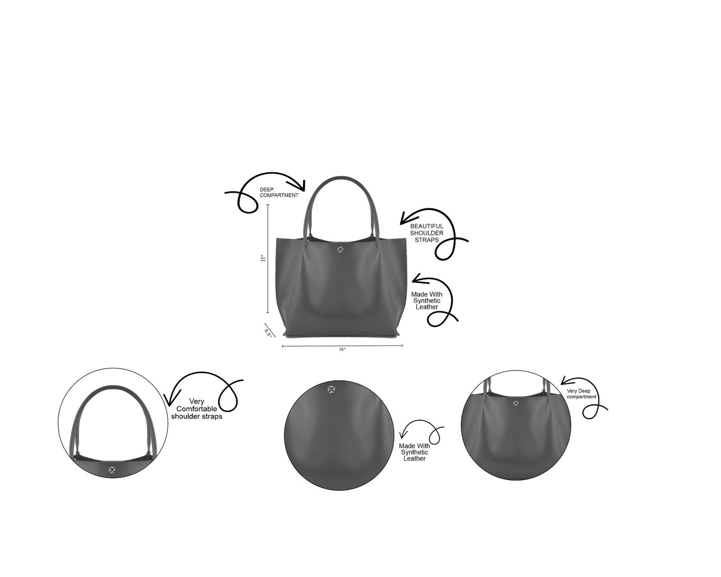 OXI TOTE BEIGE