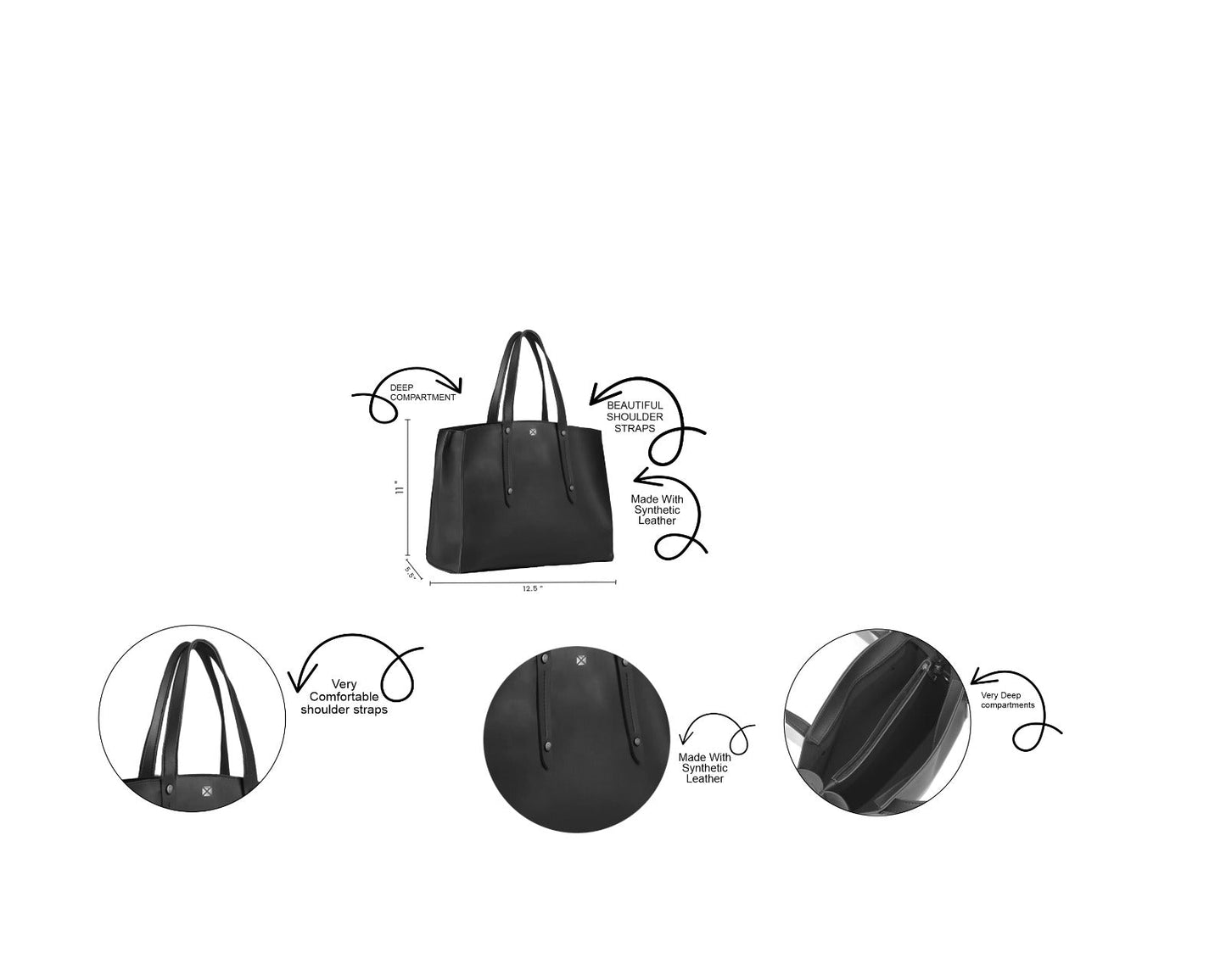 CREW TOTE CHOCOLATE BROWN