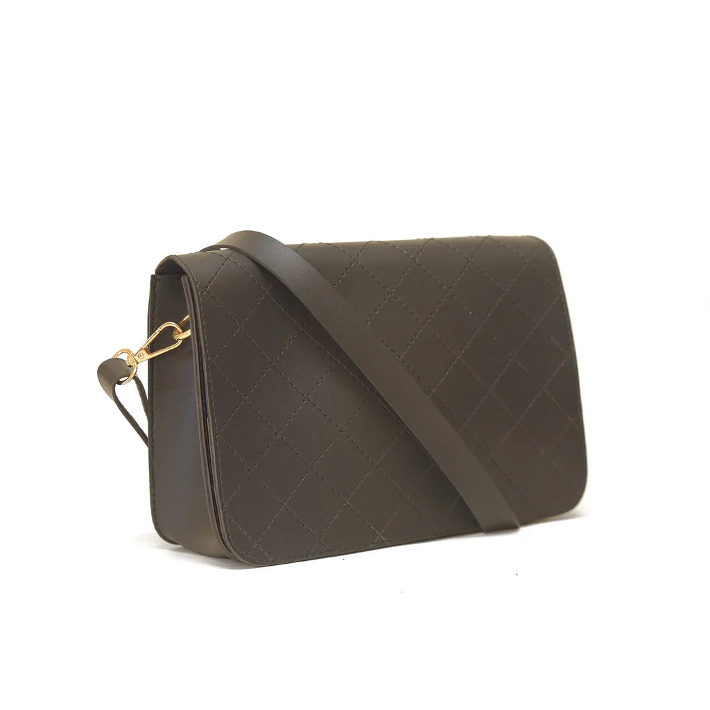 CROSS STITCH BLACK HANDBAG