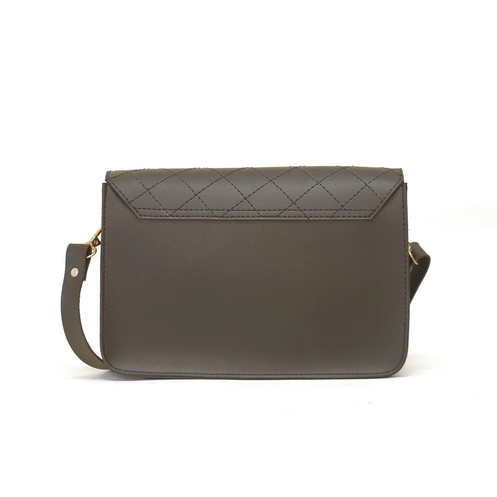 CROSS STITCH BLACK HANDBAG