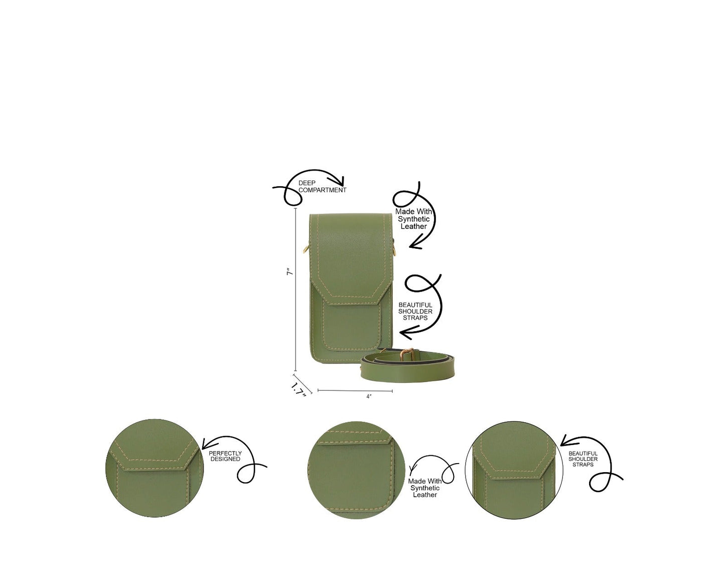 Mobo Pouch Army green