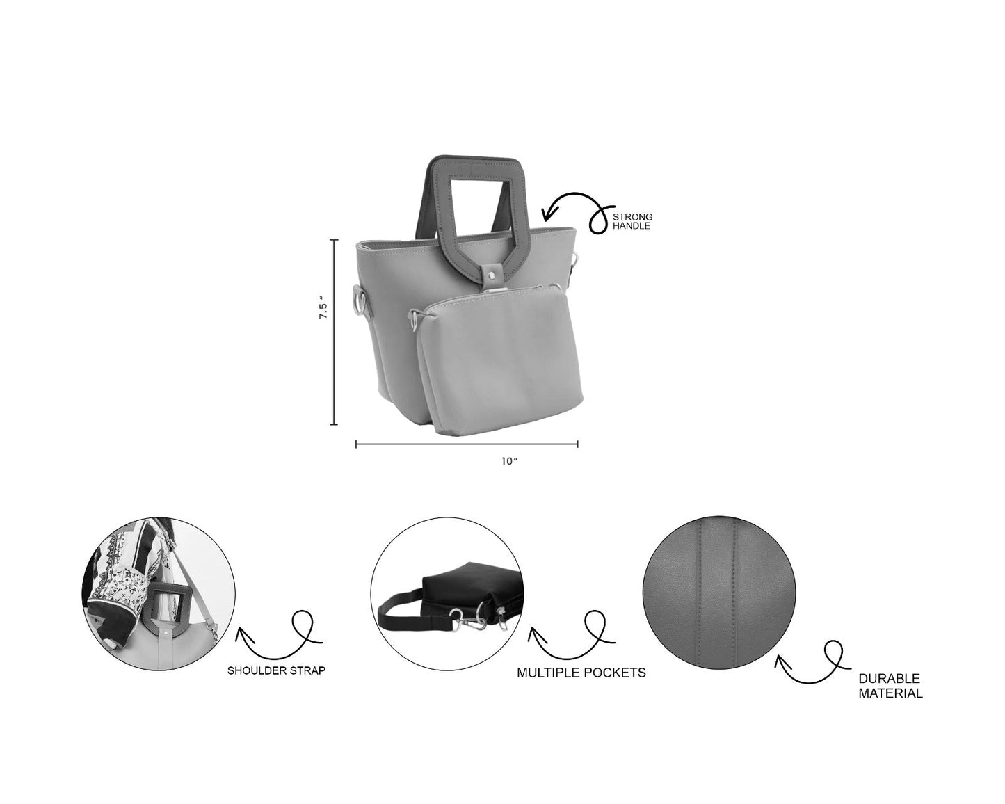 VOYAGE BLUE HANDBAG