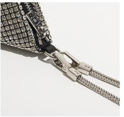TRINANGLE DIAMOND BAG SILVER