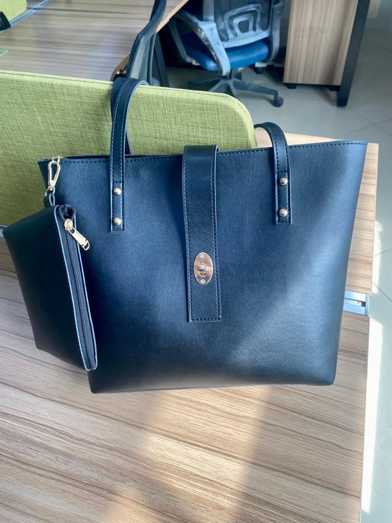 caramel black Bag