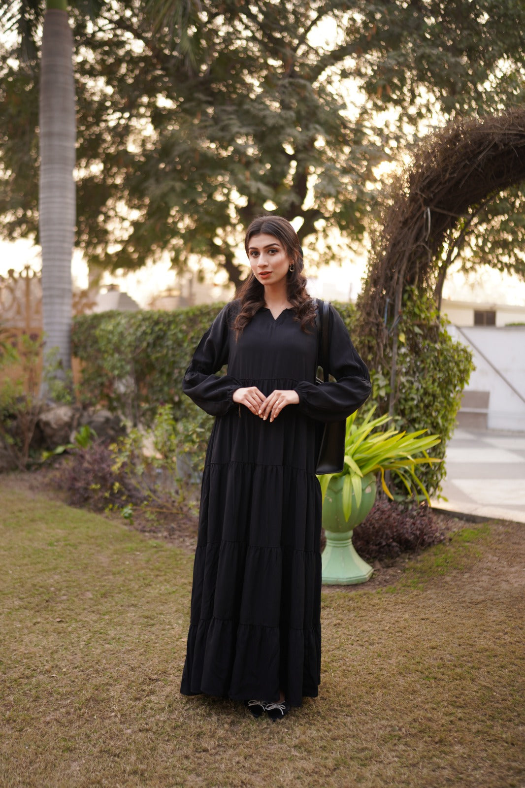 Sophia Black Chiffon