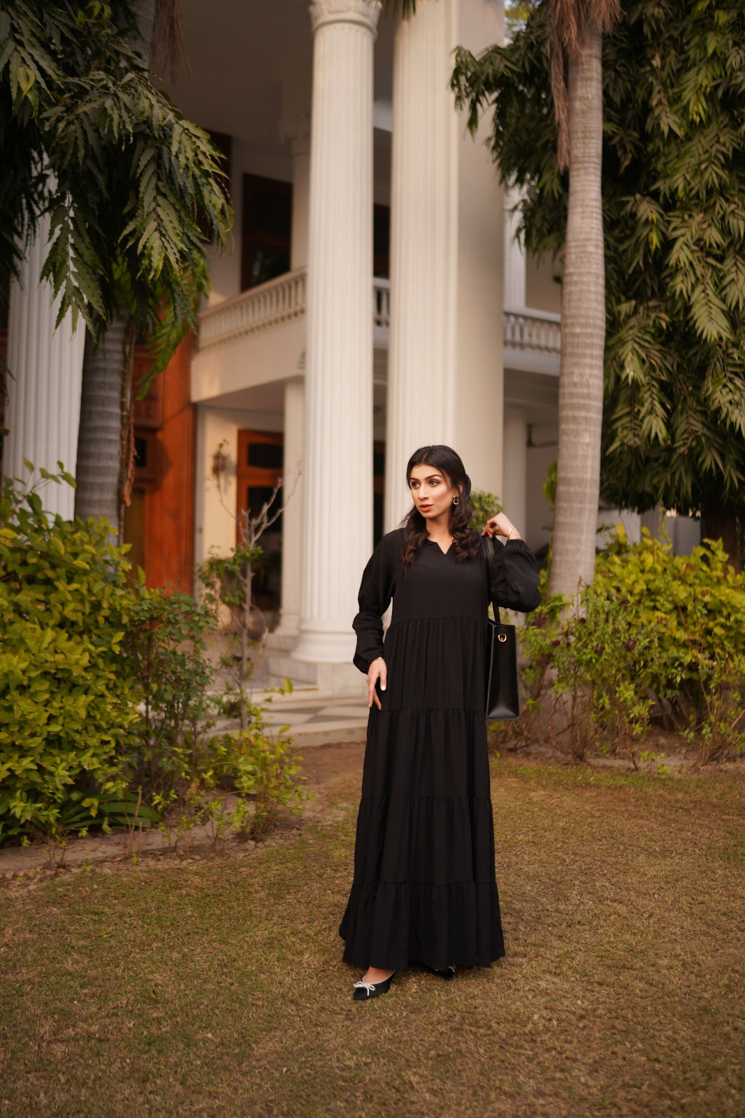 Sophia Black Chiffon