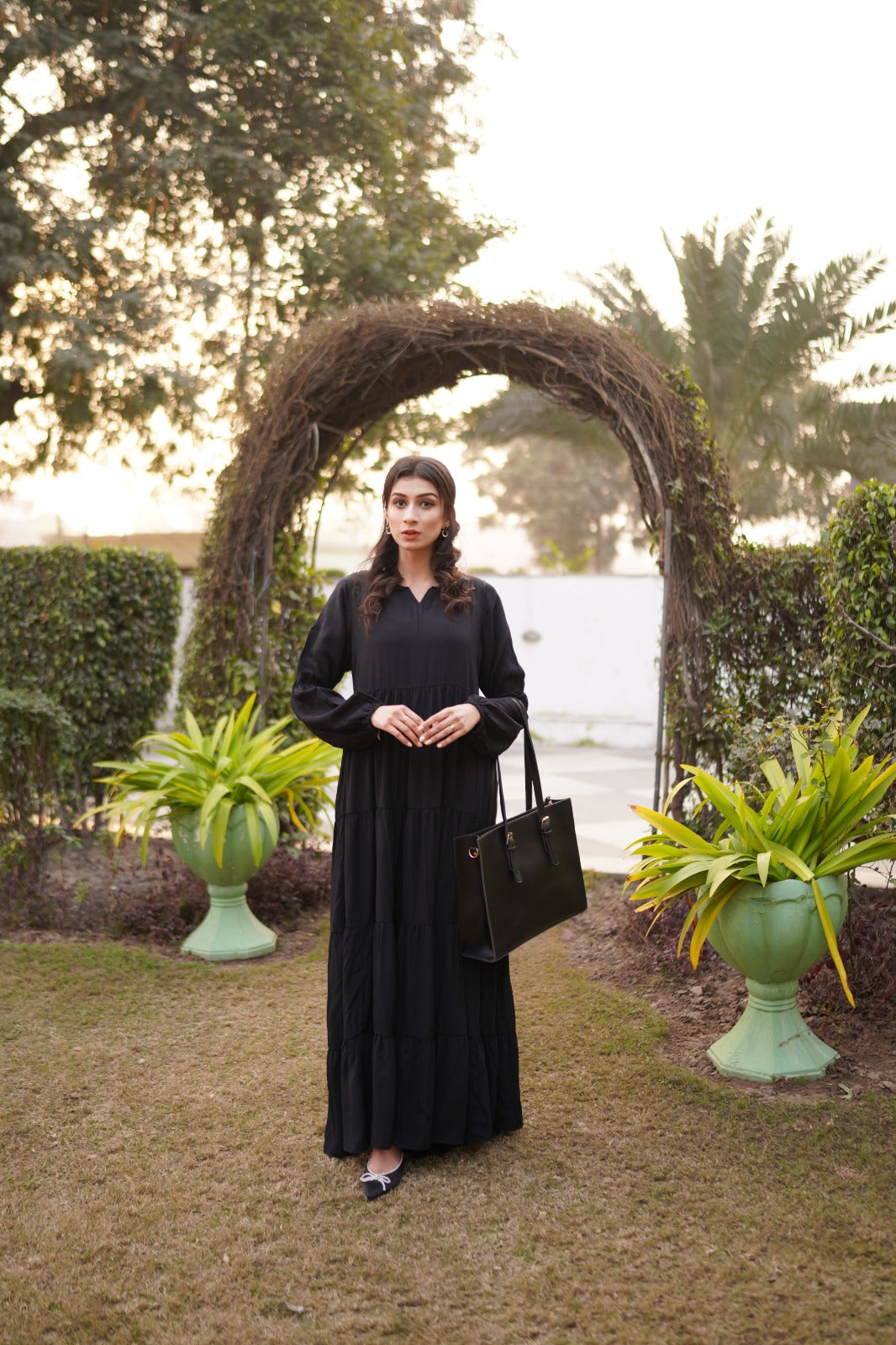 Sophia Black Chiffon