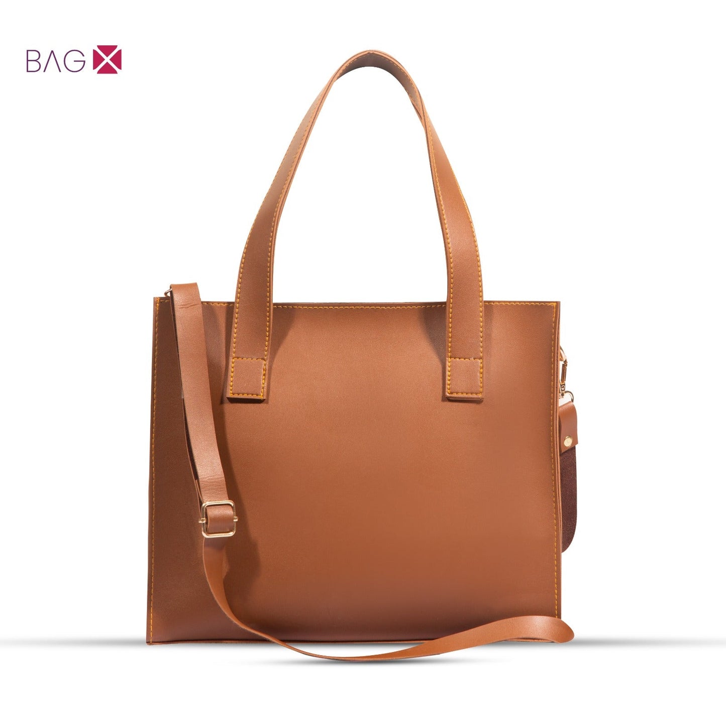 BAKU Brown 3Pcs Shoulder Bag Set