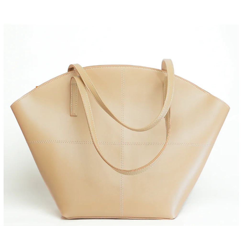 TOTE SHOULDER BEIGE BAG