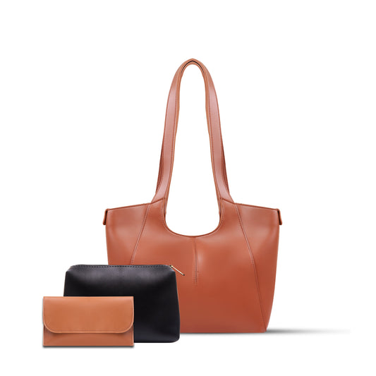 AMBER BROWN 3Pcs Bagset