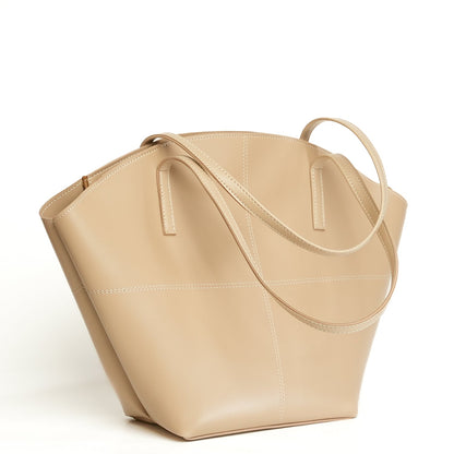 TOTE SHOULDER BEIGE BAG