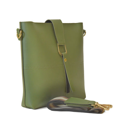 Bob Army Green Cross Body Bag