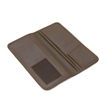 smart leather wallet Chocolate brown