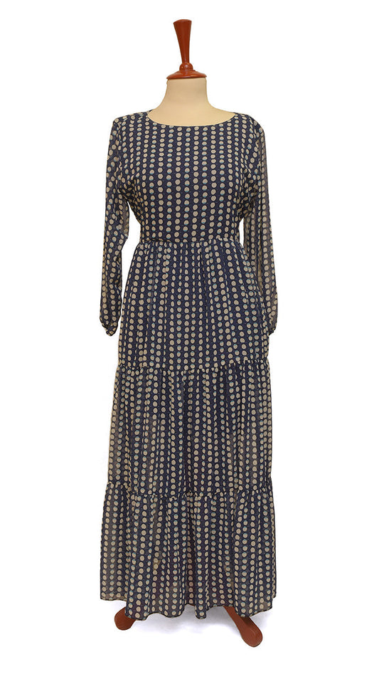Spotty Blue Dress