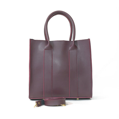 TOTE ALBERTA MAROON 3Pcs BAGSET