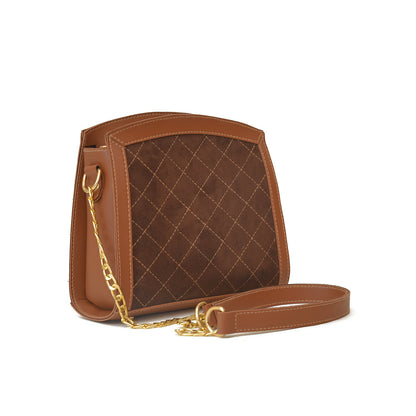 Sonic crossbody brown bag
