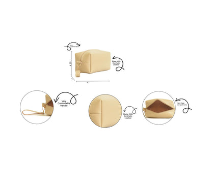 Cosmo Makeup Pouch Beige