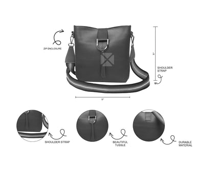 BOB CROSS BODY BAG BROWN