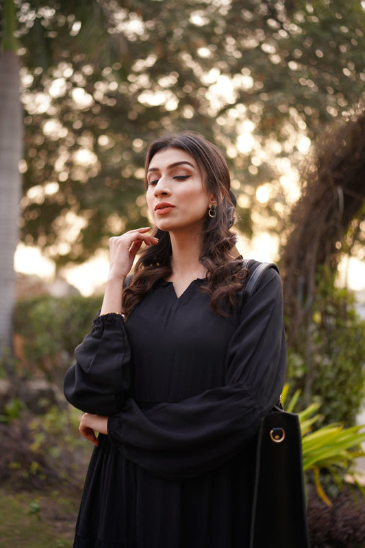 Sophia Black Chiffon