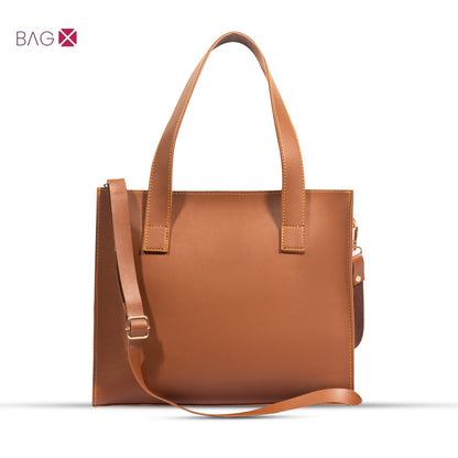 BAKU Brown 3Pcs Shoulder Bag Set