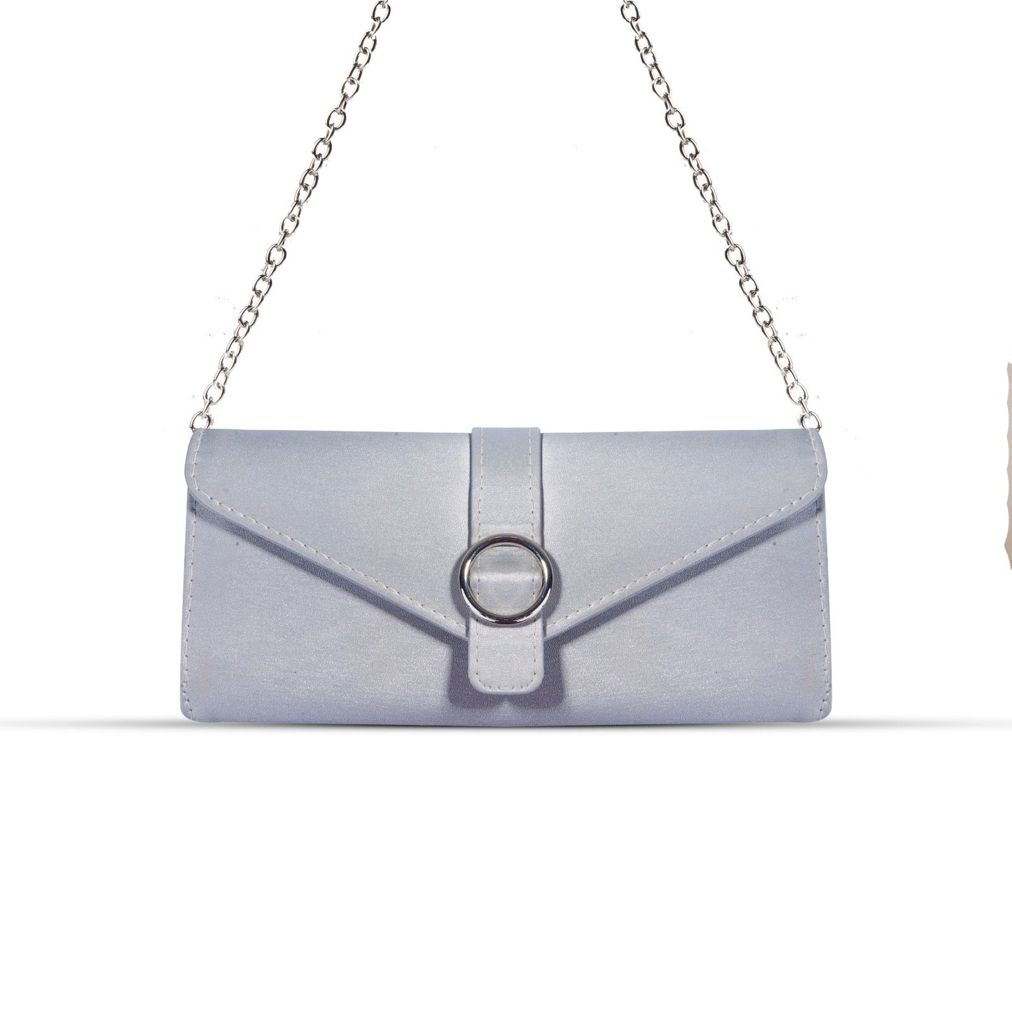 Sonata Grey suede Clutch