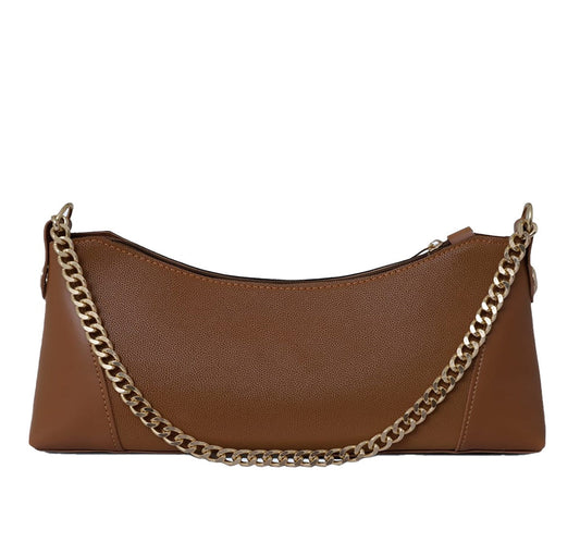 CRESCENT BROWN HANDBAG