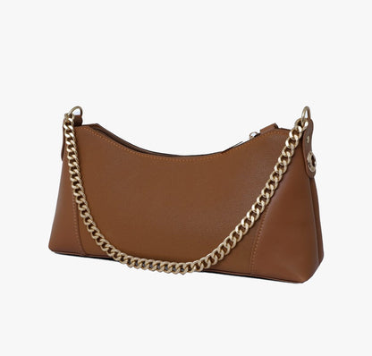 CRESCENT BROWN HANDBAG