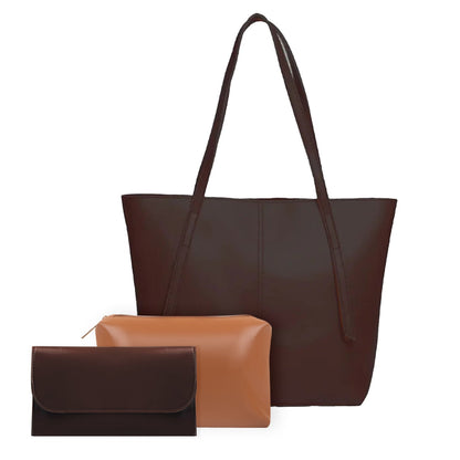 NOVA CHOCLATE BROWN 3Pcs Bagset
