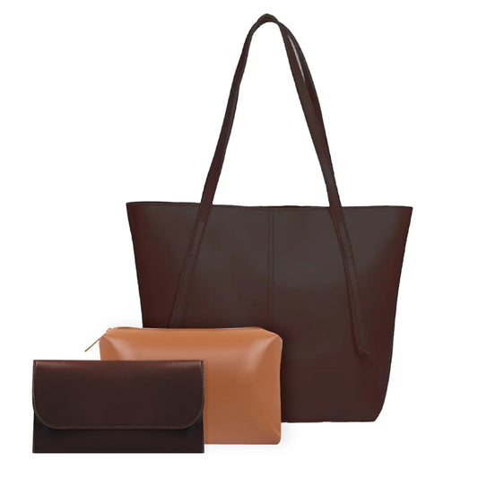 NOVA CHOCLATE BROWN 3Pcs Bagset