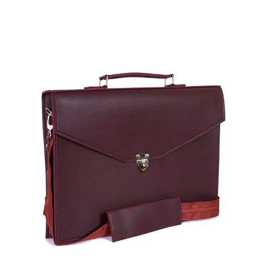 BROOKS LAPTOP BAG MEHROON