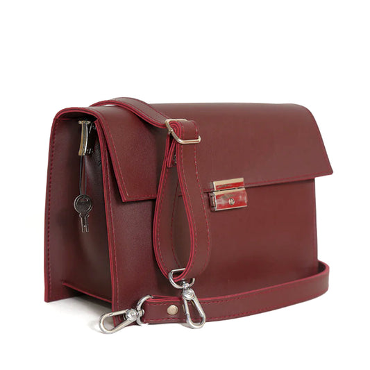 CHARLIE  BAG MAROON