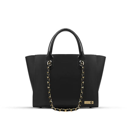 Plush Black Handbag