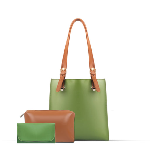 Serene Olive Green 3Pcs Bagset